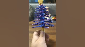 3D Printing Fibonacci Christmas Tree Rotating Toy#3dprinting#satisfying #3dprint #machine#3dprinter