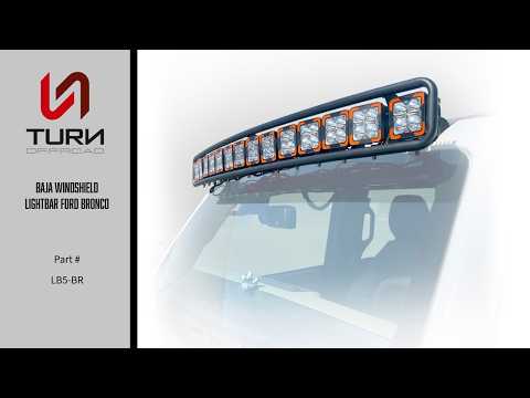 Baja Windshield Light Mount for Ford Bronco Installation