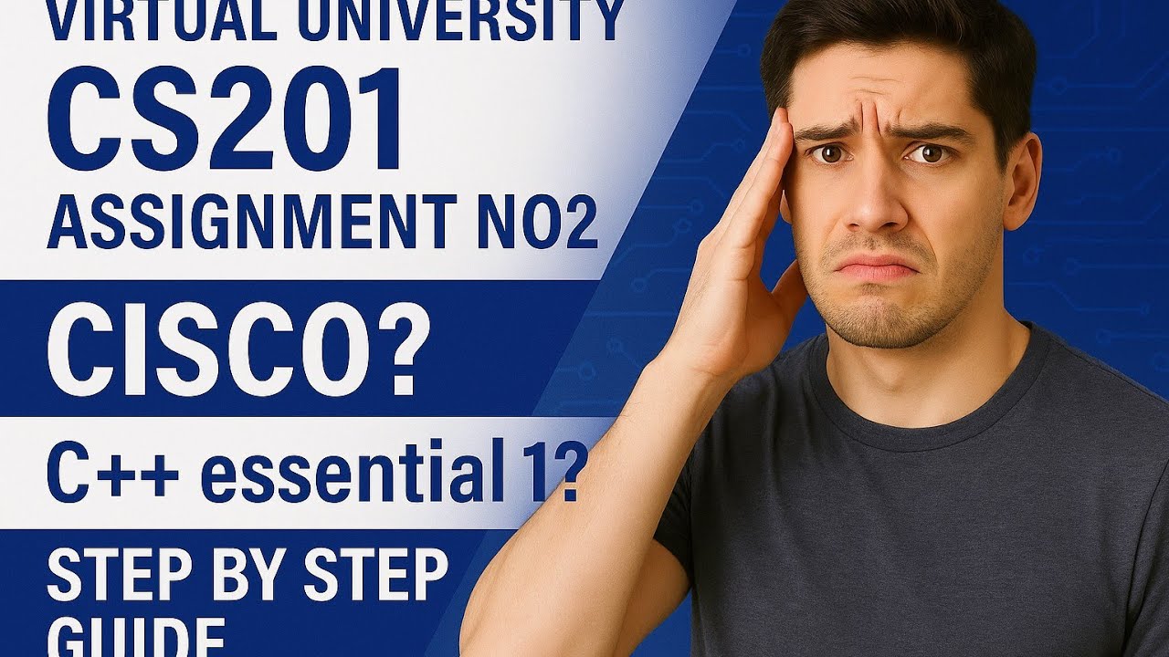 CS201 Assigment 2 | Cisco | What is C++ Essential 1? | #studywithme # ...