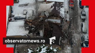 O pungă de gaz migratoare ar fi dus la explozia din sediul de poliție din Lugoj