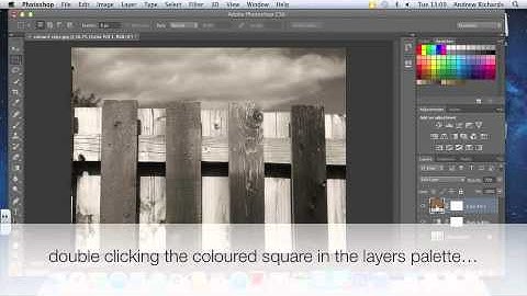 How to add a colour tint to your photograph in Photoshop CS6
