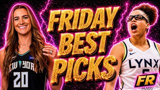 WNBA Best Bets, Picks, Player Props | Analysis & Predictions FREE Today Friday July 3rd screenshot 1