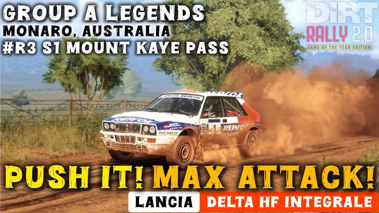 Delta Group A Rally MAX ATTACK! | DiRT Rally 2.0 | Group A | Lancia Delta HF Integrale ...
