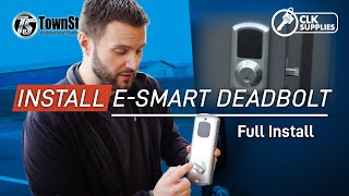 Locksmithing 101 | Full Install Of The TownSteel E-Smart 5000 Series Electronic Deadbolt!