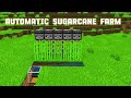 Easy Automatic Sugarcane Farm in Minecraft Bedrock!