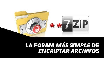 La forma más simple de encriptar archivos 7-zip