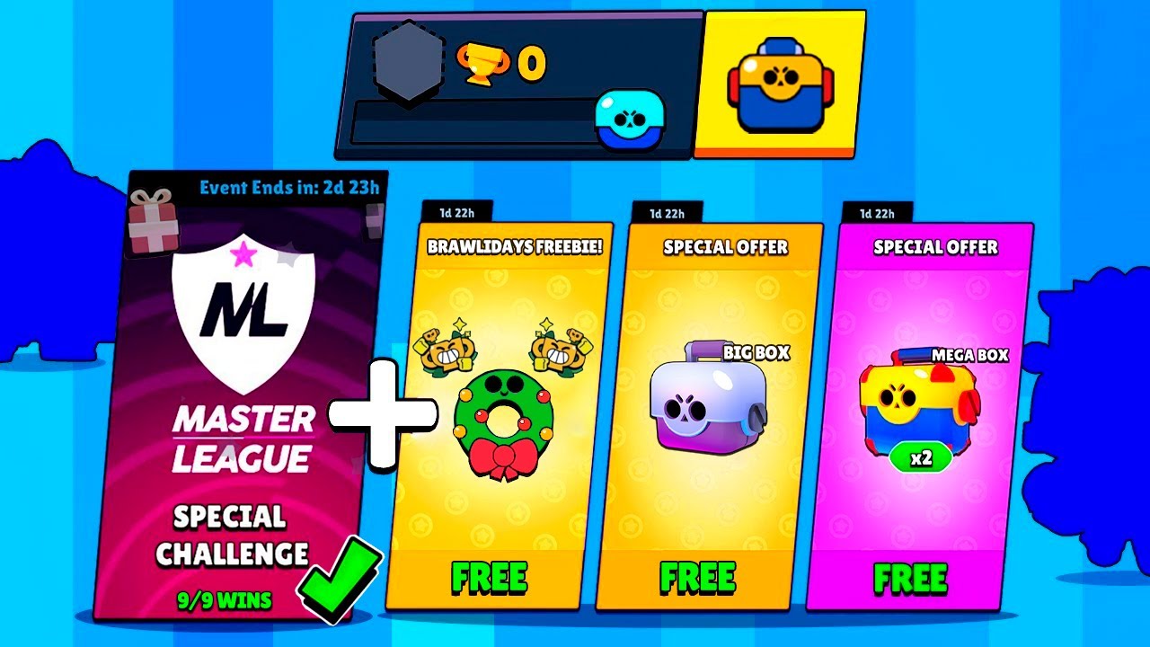 0 TROPHY Account in SPECIAL CHALLENGE + Mega Box Opening - Brawl Stars