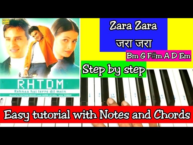 Zara Zara Behekta Hai | Easy Piano Tutorial with Notations
