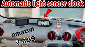 Dashboard Smart Digital Clock For All Car | saleem ki gali