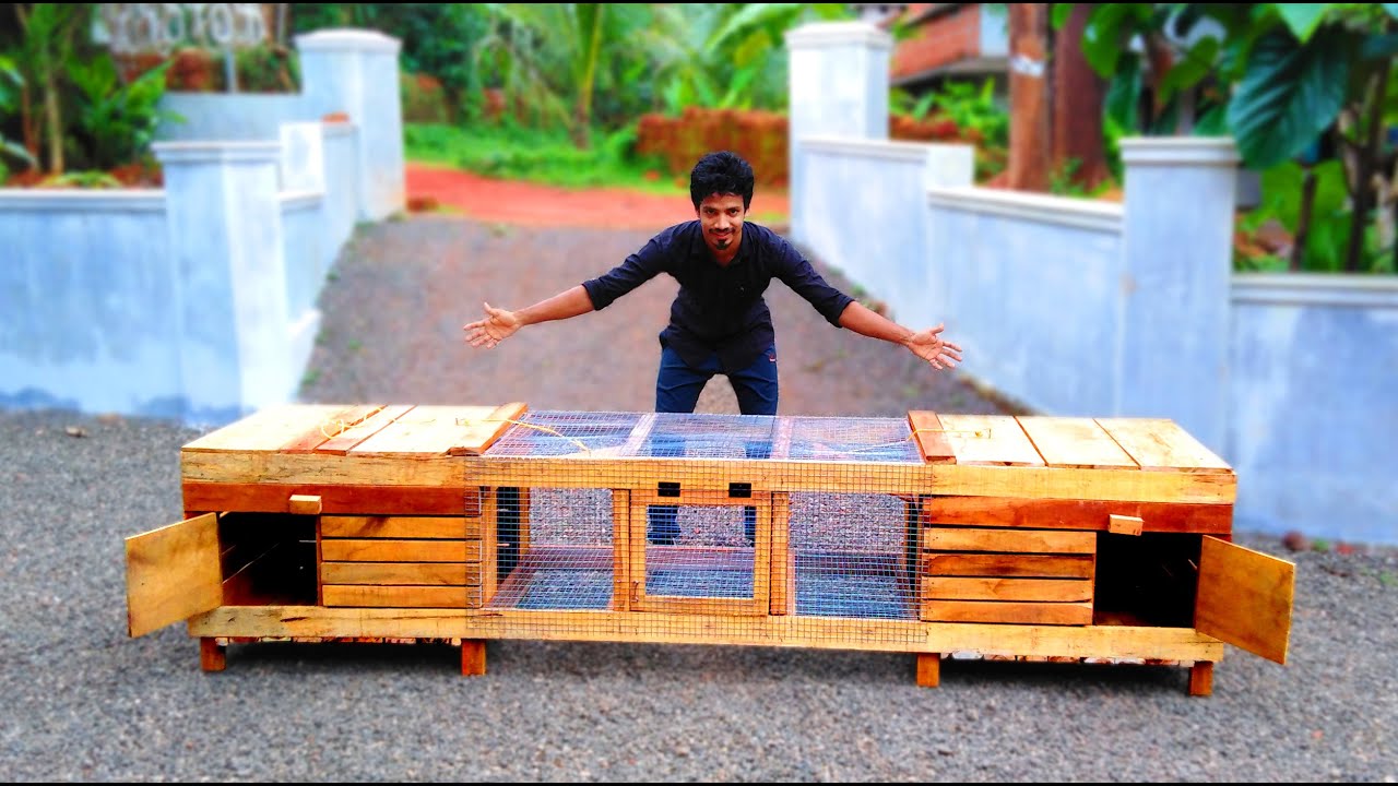 Making Beautiful Modern Chicken Cage | How To Make Chicken Cage at Home