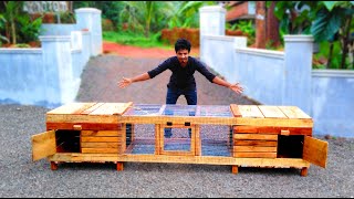 Making Beautiful Modern Chicken Cage | How To Make Chicken Cage at Home