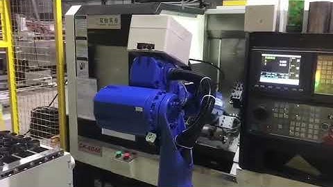 Robot  CNC machine  pick and place