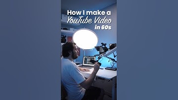 How I make a YouTube video in 60 seconds! 🎬