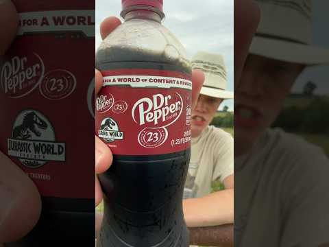 Trying Dr Pepper For The FIRST TIME #shorts