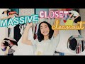 MASSIVE closet clean-out