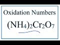 Oxidation Numbers and Ion Charges
