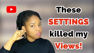 No Views, No Subscribers? Turn this off Now || 2025 Update