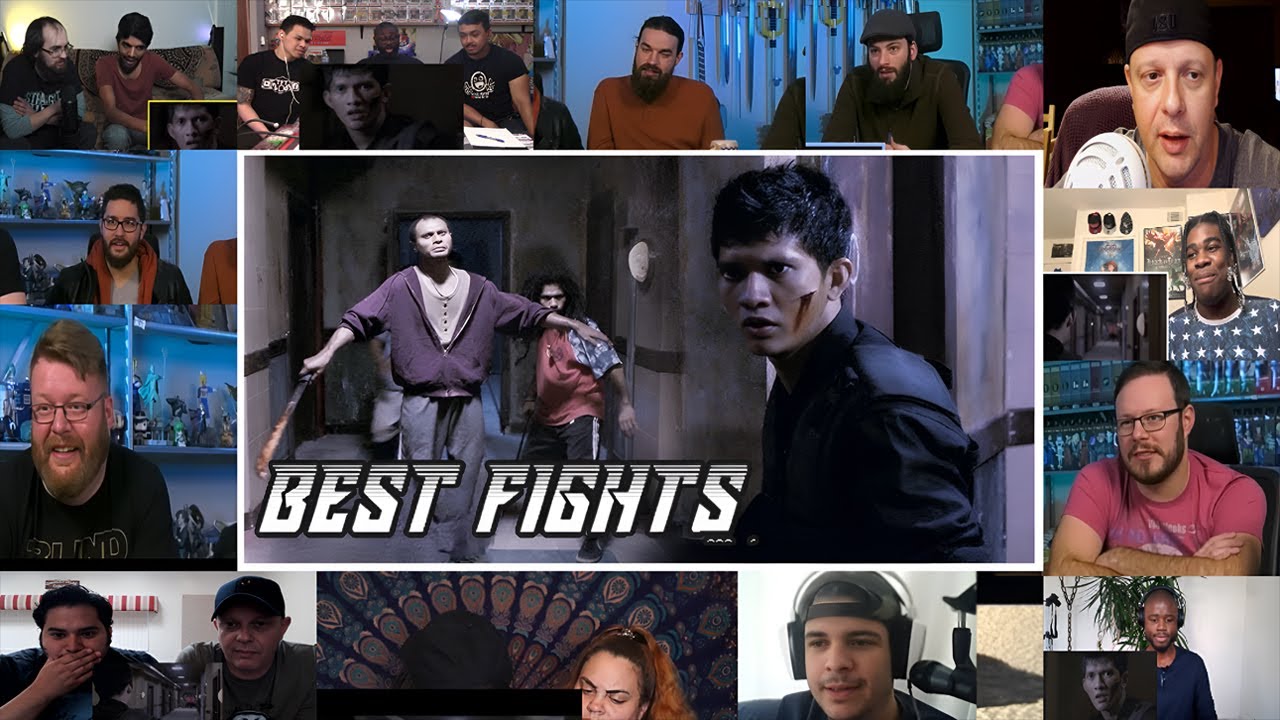 Rama Defeats The Machete Gang | Raid Redemption Fight Scene Hallway Reaction Mashup