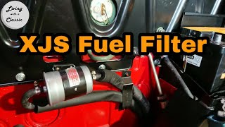 Jaguar Fuel Filter - How to change fuel filter on a Jaguar XJS (and a look inside the old filter)