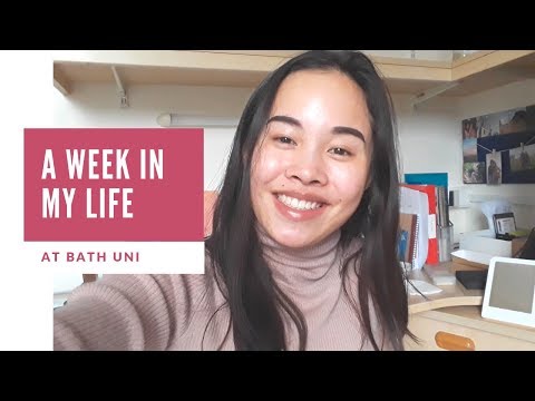 Week in my life at the University of Bath