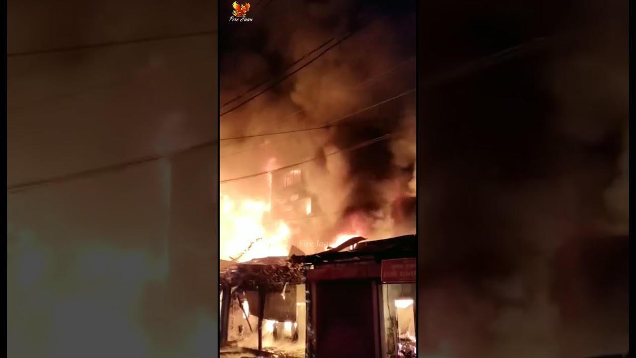 Today Big fire🔥in Jorhat Assam today