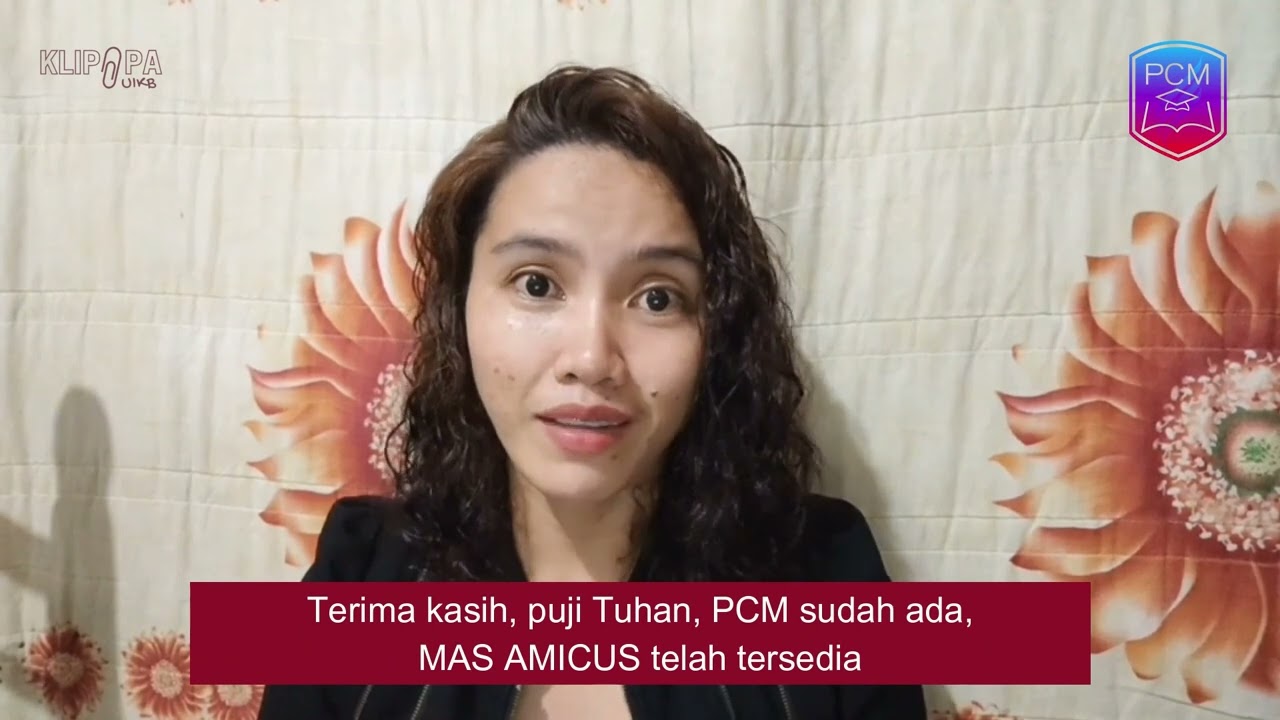 Remarks from Glenda Mae Ruaza, SSD PCM Coordinator for WIUM PCM vesper (May 13, 2022)