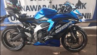 Kawasaki Ninja ZX25R Biru 2021, Candy Plasma Blue - Austin Racing Kereeen Paraahh!!!! 💥