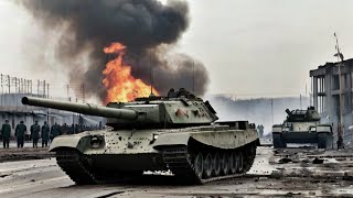 Brutal Battle, Ukrainian Bradley Ambushes and Blows Up a Row of Russian T-72SM Tanks