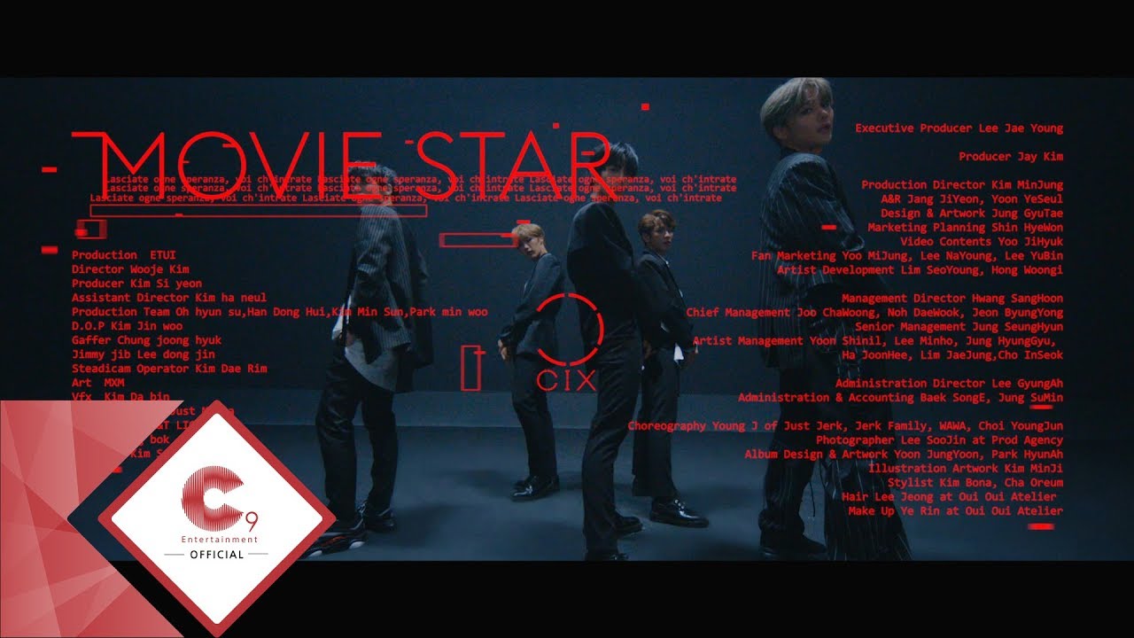 Cixcivideo - CIX (ì”¨ì•„ì´ì—‘ìŠ¤) - Movie Star M/V - YouTube