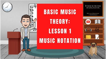 Basic Music Theory: Lesson 1- Standard Musical Notation