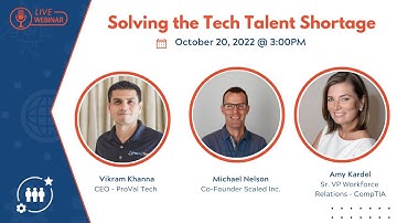 Webinar: Solving the Tech Talent Shortage