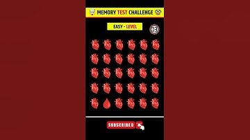 Memory Test 🥸 || Riddles And Puzzles For Iq Test || part 2 #shorts#quiztime