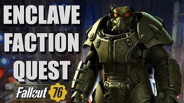 Joining the ENCLAVE FACTION in Fallout 76