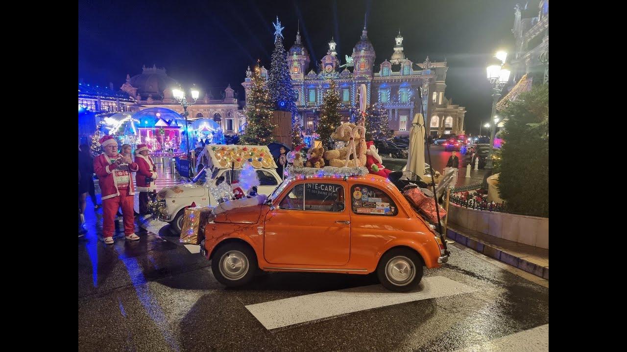 Fiat 500 Monte-Carlo Parade de Noël Monaco et Italie 19 et 20 décembre 2025