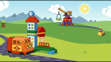 Lego Duplo Train, Video Games for Toddlers, Educational Video, Trains for Kids, My first Train