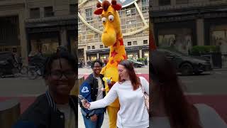 Check out Geoffrey’s recent visit to New York! He just can’t help it! He’s popular!