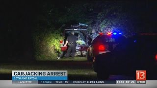 UPDATE: Police capture carjacking suspect after pursuit, search on city's east side