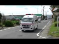 NV350キャラバン 病院救急車 緊急走行(リモートサイレンあり)