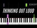 Ed Sheeran Thinking Out Loud EASY Piano Tutorial mp3
