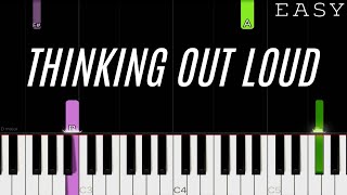 Ed Sheeran - Thinking Out Loud | EASY Piano Tutorial Resimi