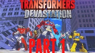 Famous Transformers Devastation! - Gameplay/Walkthrough - Part 1 - Let's Roll Out! Profile
