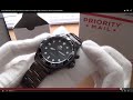 Orient Black Ray Raven Automatic Dive Watch Unboxing & Initial Impressions (Black PVD EM65007B)