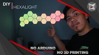 cara membuat lampu dinding hexagonal | DIY Gaming HexaLight. 