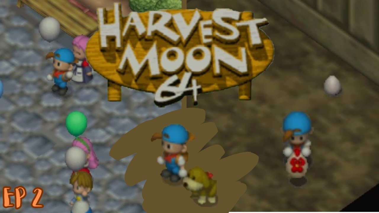 How We Got Our First Chicken - Harvest Moon 64 Episode 2 - YouTube