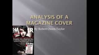 Analysis of a Magazine cover