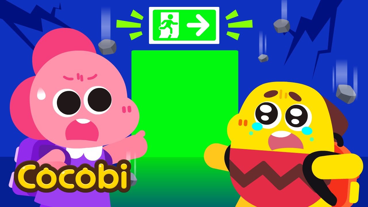 Evacuation Drills & Packing Essentials | Kids Songs | Cocobi - YouTube