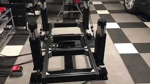 Affordable motion sim 4dof with Traction loss