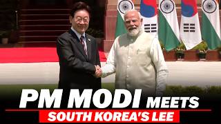 PM Modi holds bilateral meeting with South Korean President Lee Jae Myung | India-Korea ties |Delhi