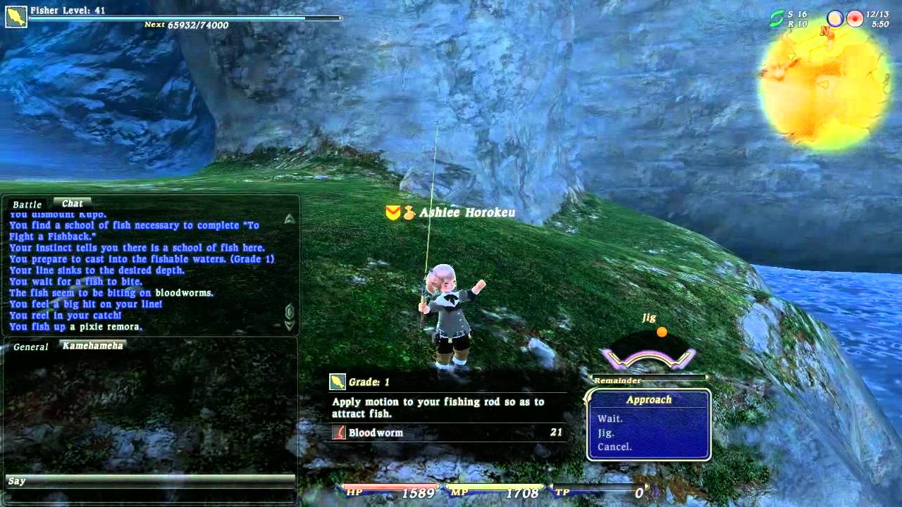 Let's Play Final Fantasy XIV [593] Fishing Quest One YouTube