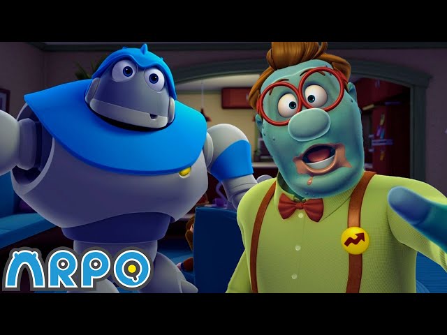 Arpo the Robot | Run For Your Life ARPO | Arpo Full Episodes | Compilation | Funny Cartoons for Kids class=